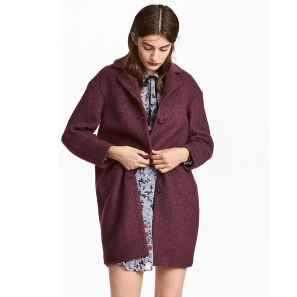 H&M Jackets & Blazers - H&M Divided | Oversized Wool Blend Coat Sz. 2